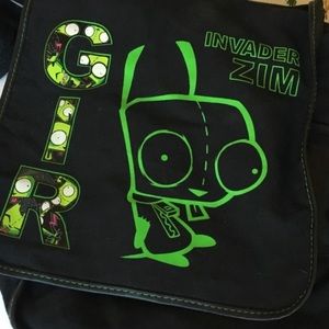 Invader Zim messenger bag
